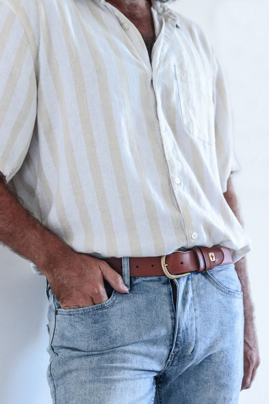 Classic Belt | Cactus Leather Brown