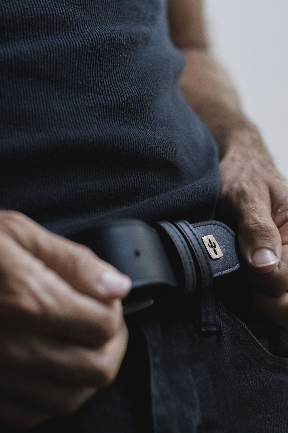 Classic Mens Belt | Cactus Leather