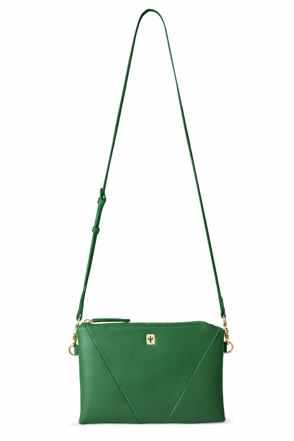 Crossbody Clutch | Cactus Leather Jungle