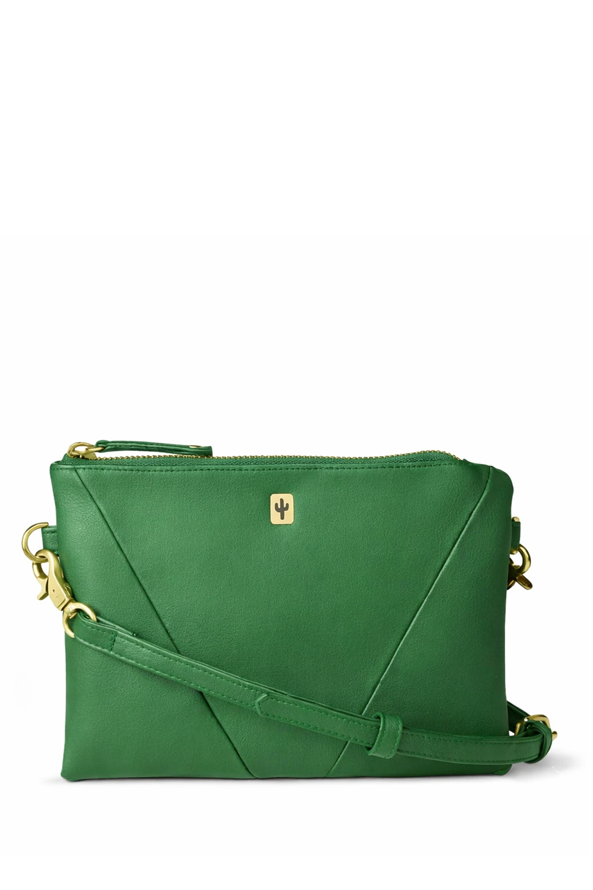 Crossbody Clutch | Cactus Leather Jungle
