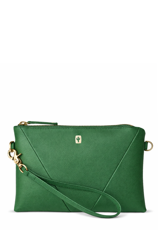 Crossbody Clutch | Cactus Leather Jungle