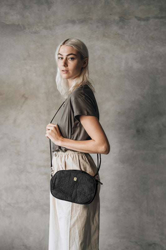 Humanity | Piñatex Pineapple Leather Charcoal