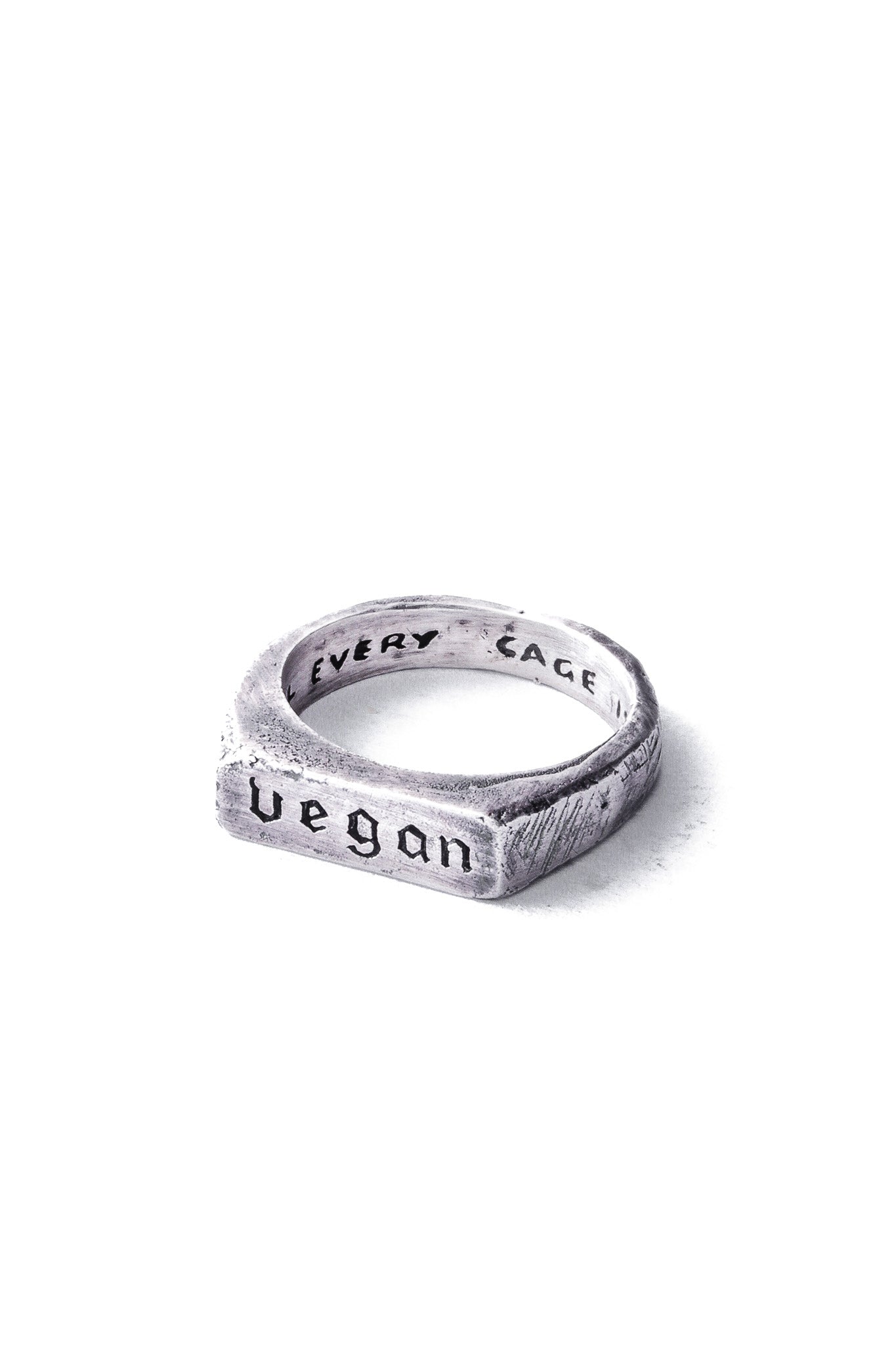 Vegan | Silver Ring