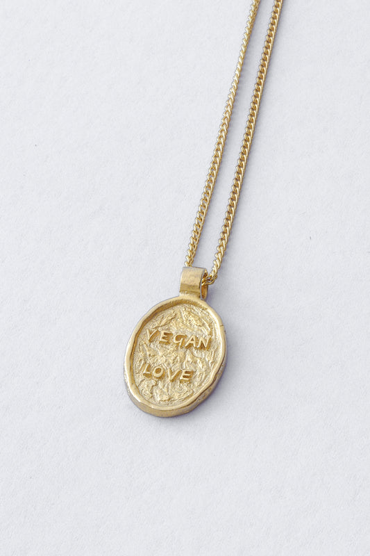 Vegan Love | Gold Necklace
