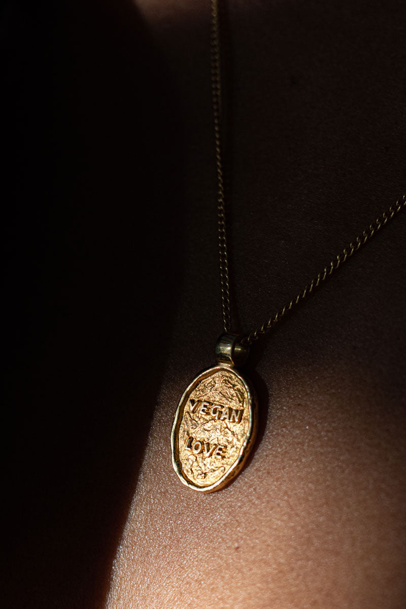 Vegan Love | Gold Necklace