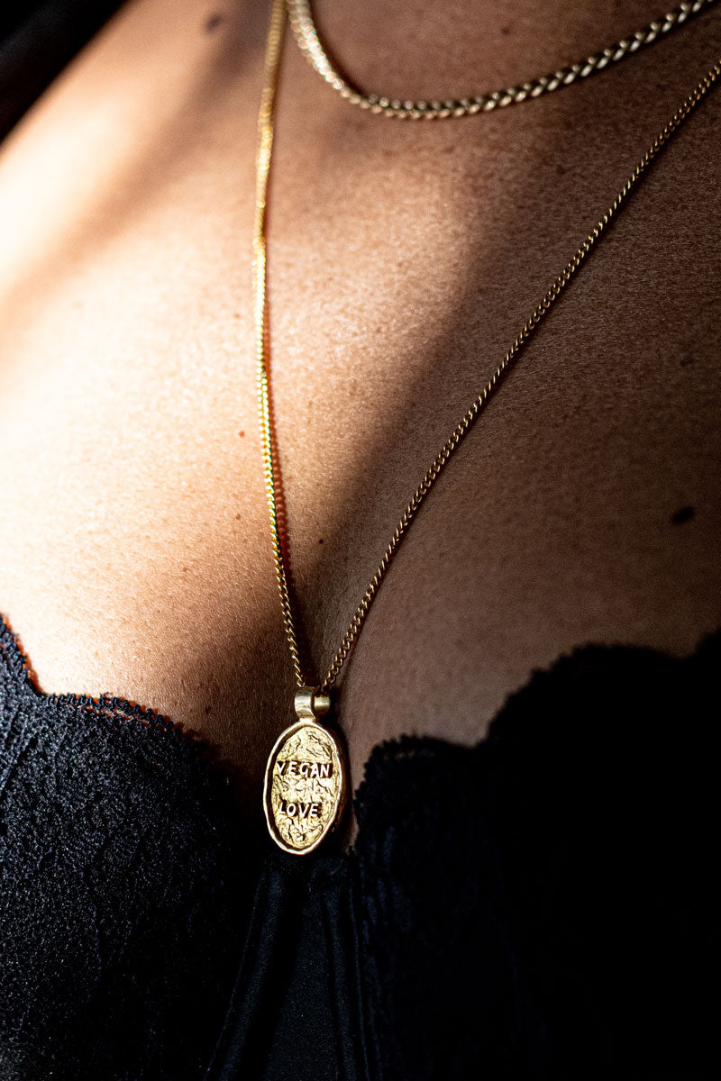 Vegan Love | Gold Necklace
