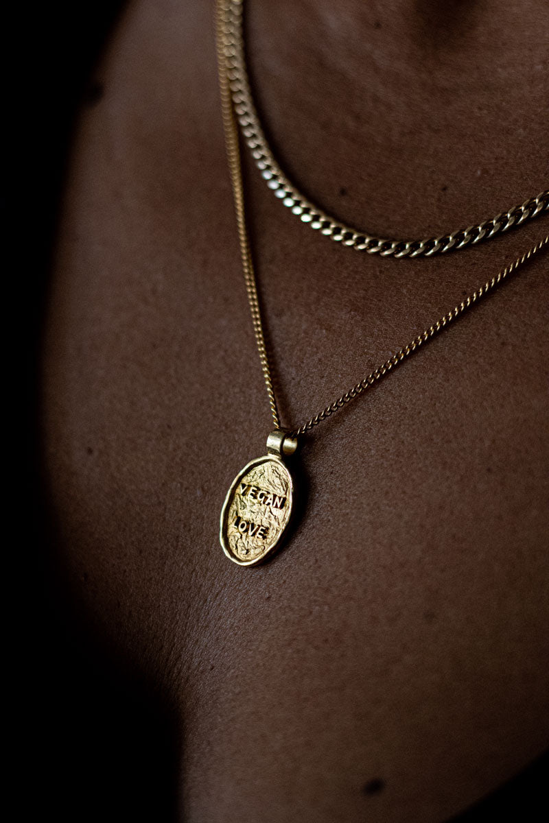 Vegan Love | Gold Necklace