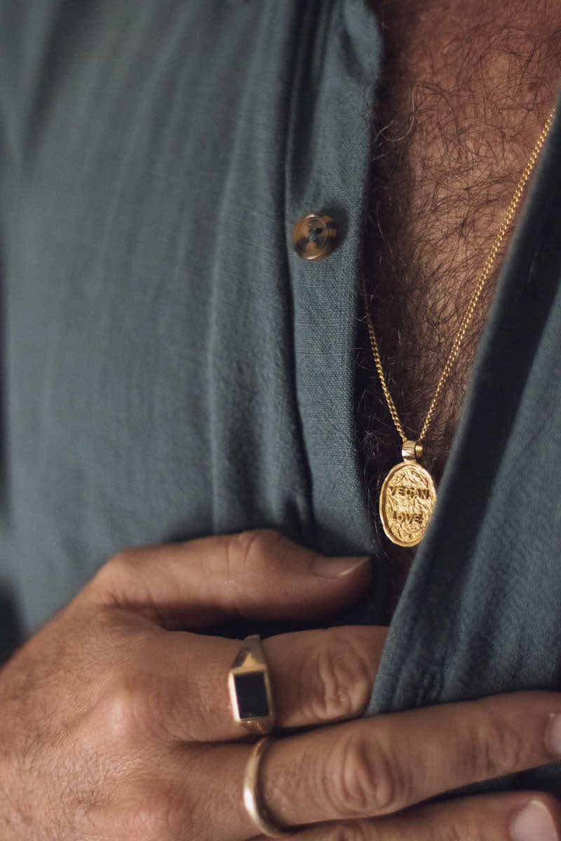 Vegan Love | Gold Necklace