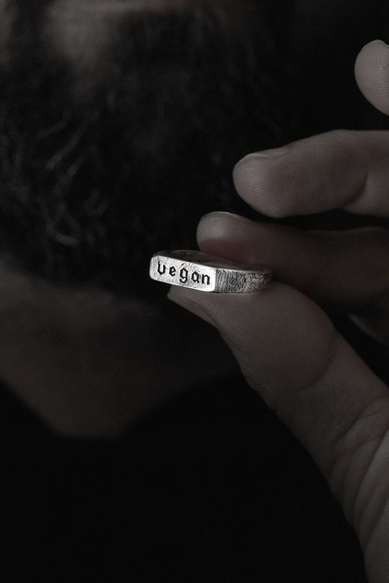 Vegan | Silver Ring
