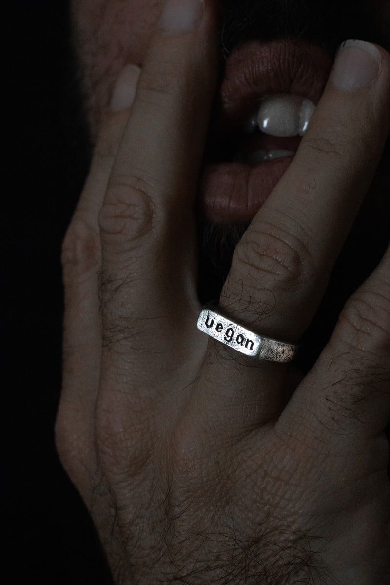 Vegan | Silver Ring