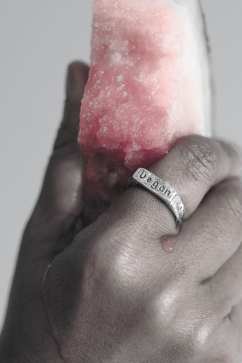 Vegan | Silver Ring