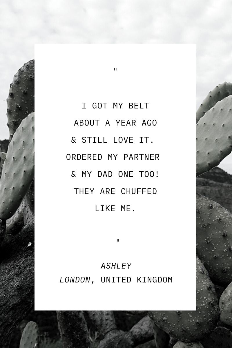 Cactus Leather Belt customer review