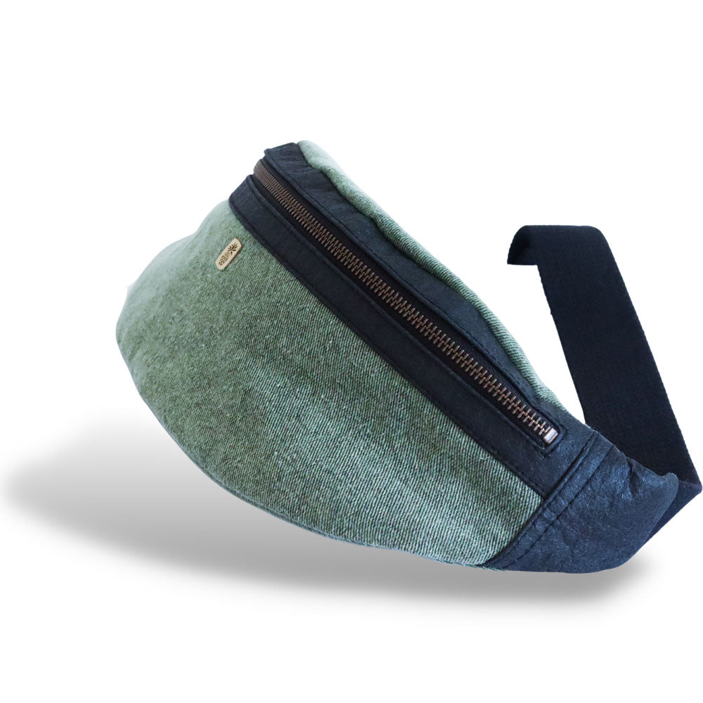 Body Bag | | Piñatex Pineapple Leather Forrest