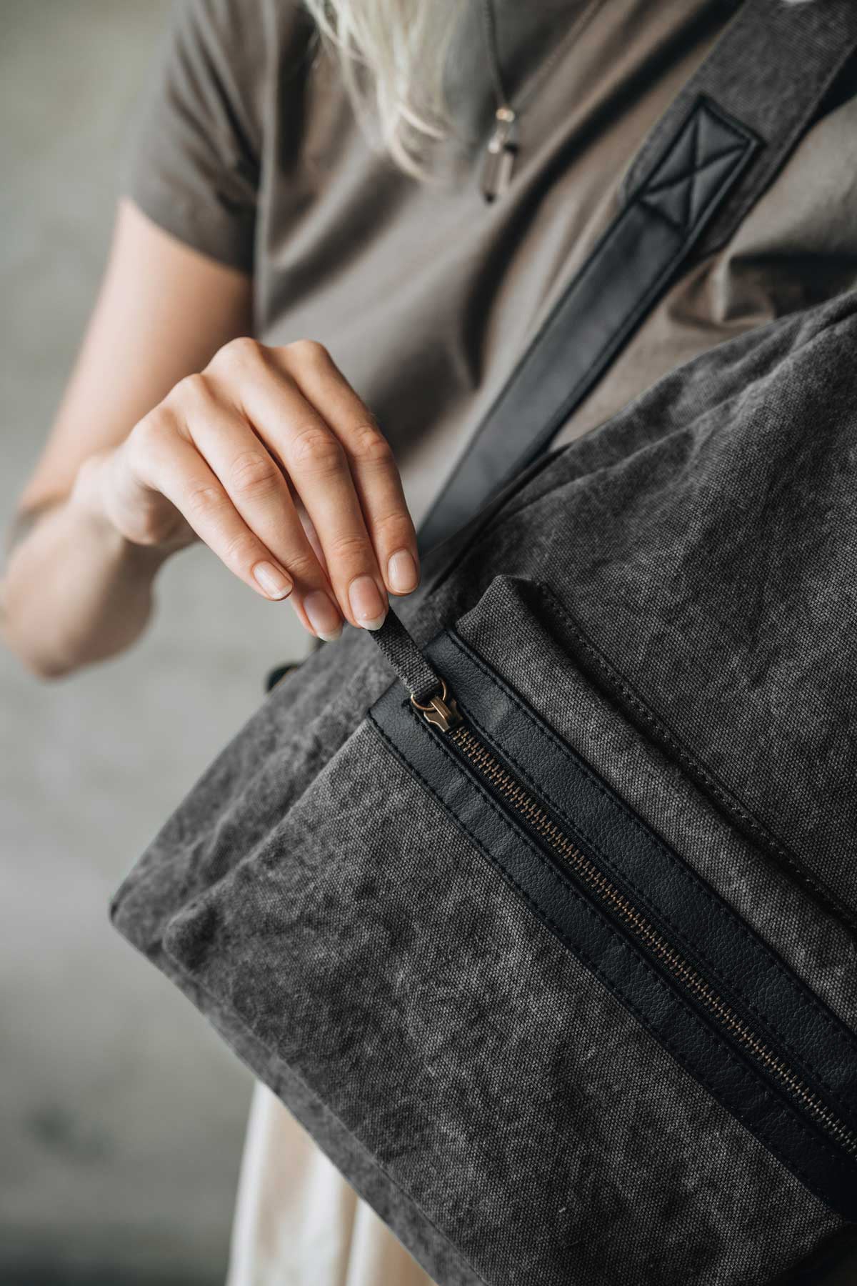 Rebel | Cactus Leather + Canvas Vintage Night