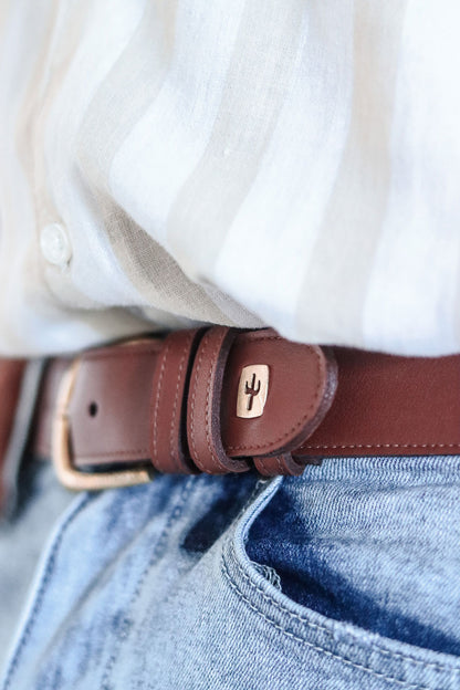 Classic Belt | Cactus Leather Brown