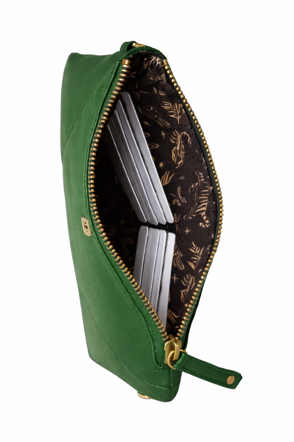 Crossbody Clutch | Cactus Leather Jungle