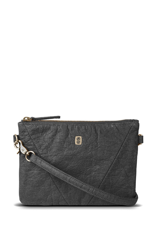 Crossbody Clutch | Piñatex Pineapple Leather Charcoal
