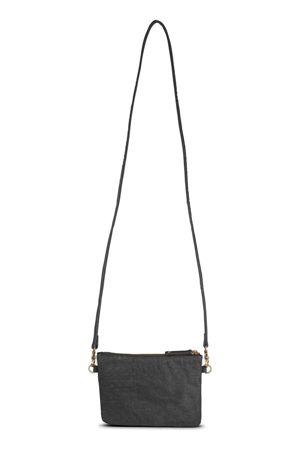 Crossbody Clutch | Piñatex Pineapple Leather Charcoal