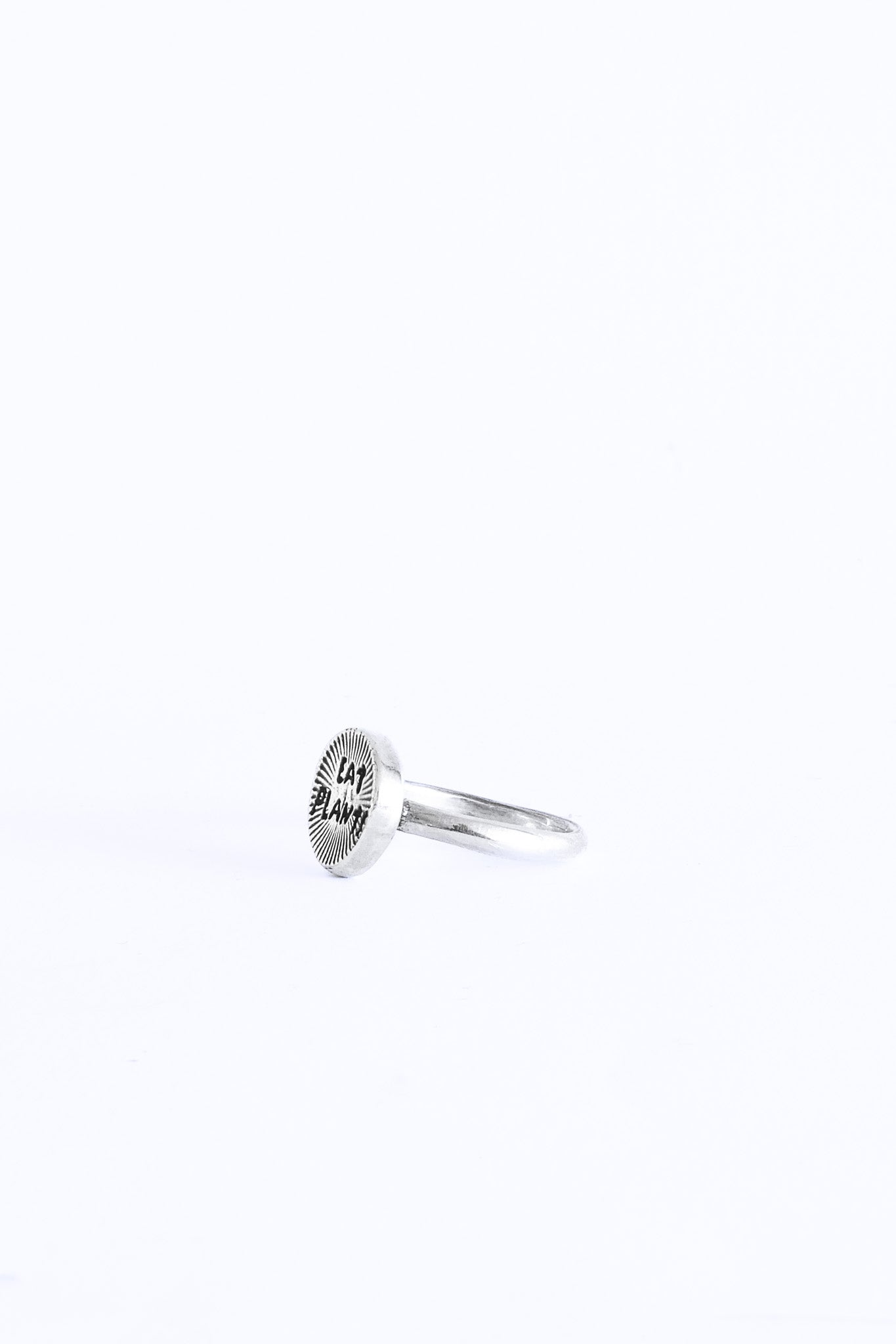 Eat Plants | Silver Ring