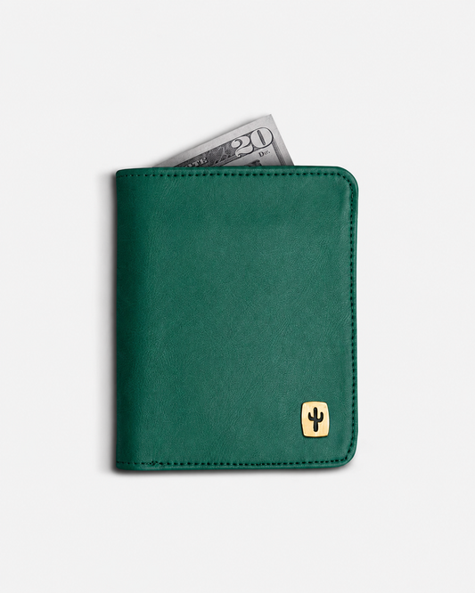 Minimalist Cash | Cactus Leather Teal