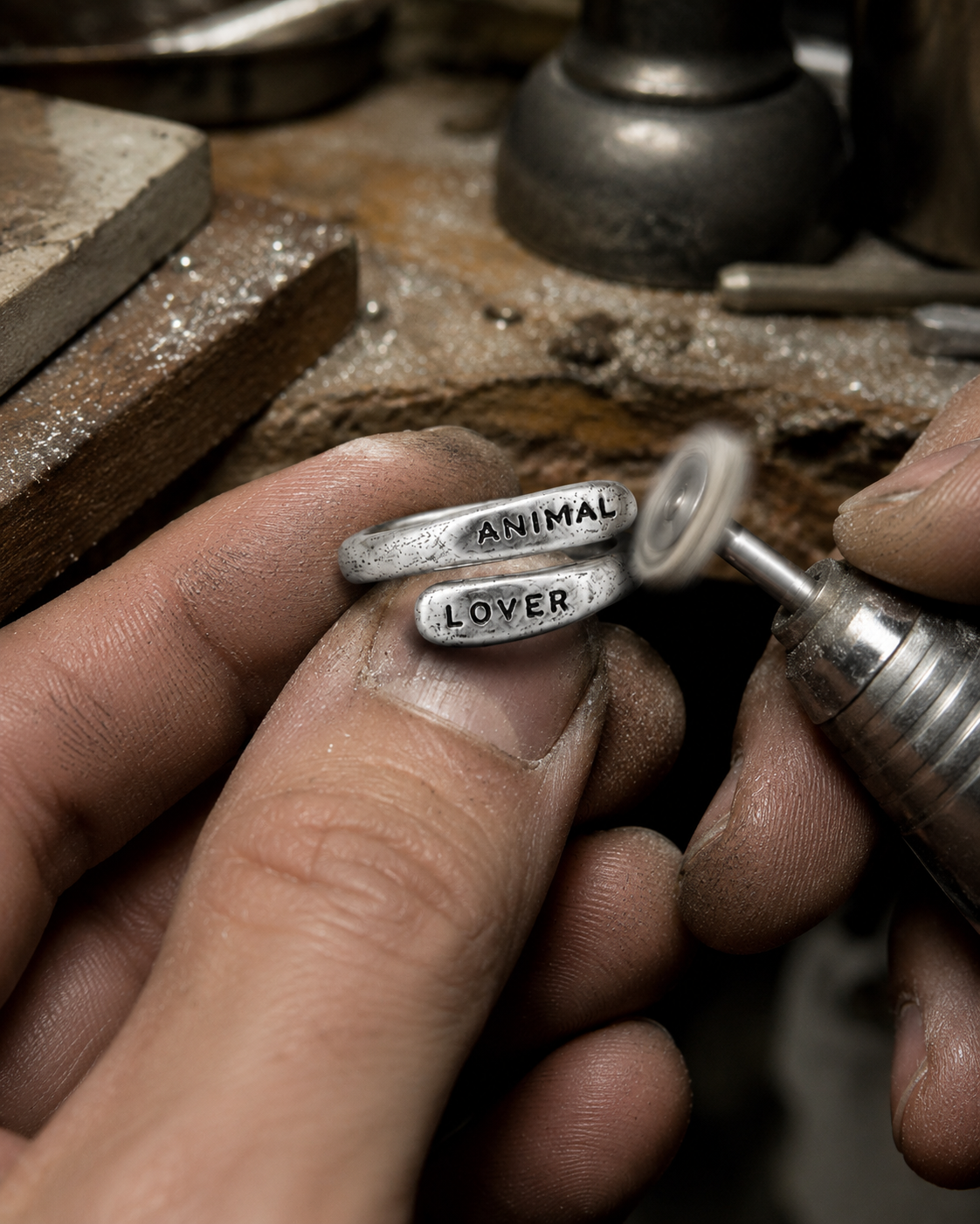 Animal Lover Wrap | Silver Ring