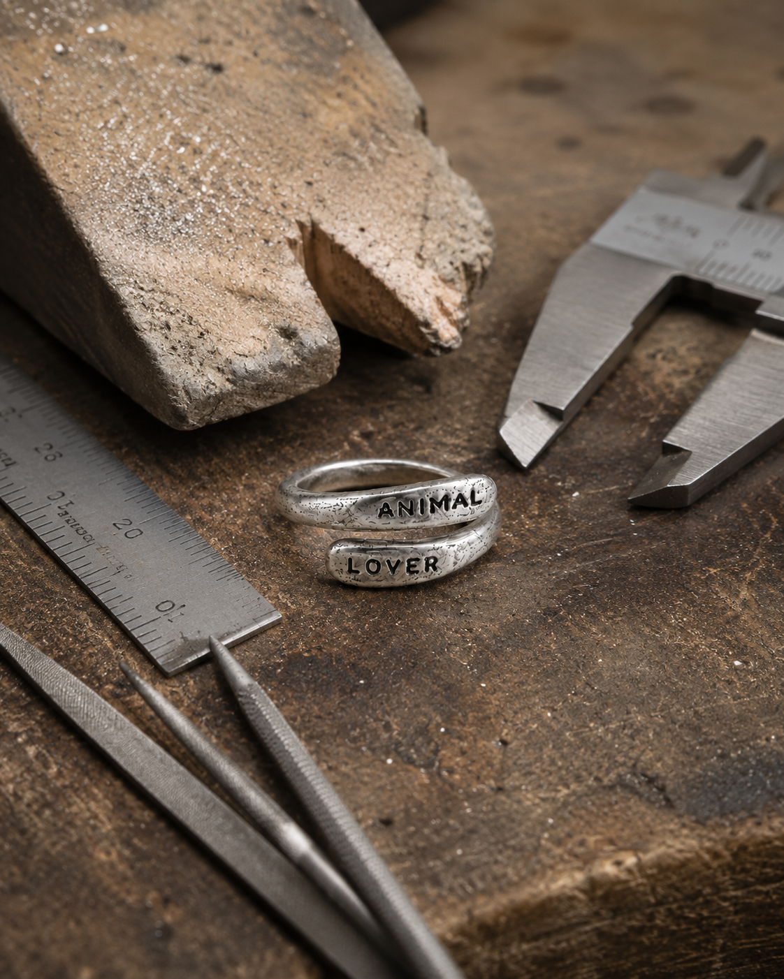 Animal Lover Wrap | Silver Ring