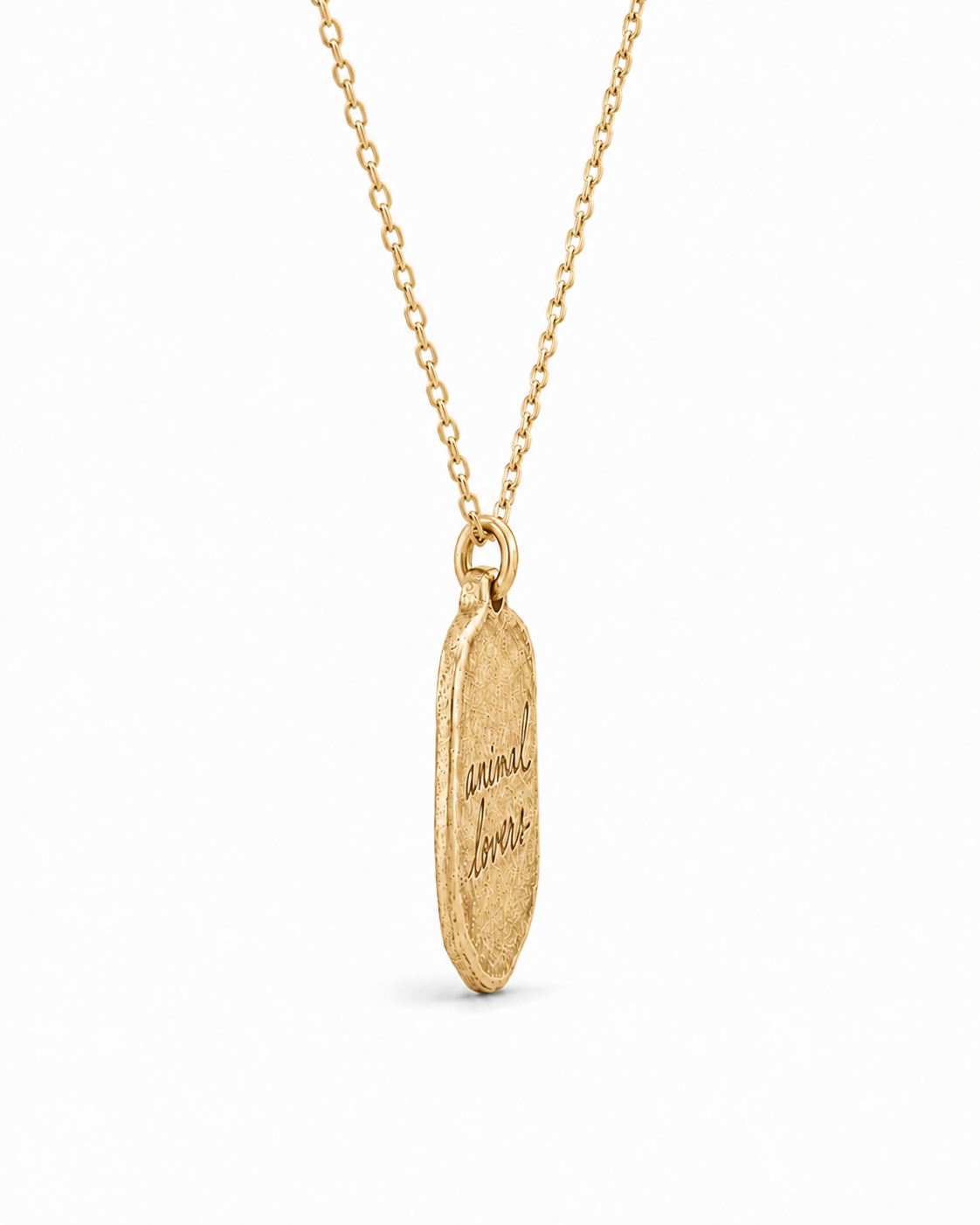 Don't Eat Animals | Gold Necklace