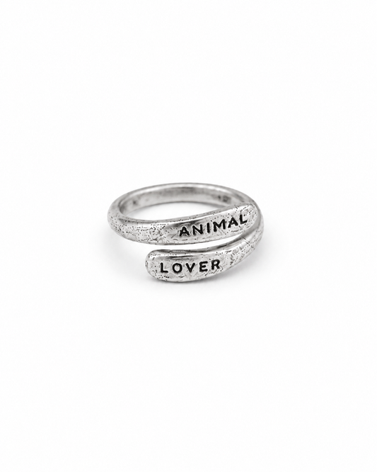 Animal Lover Wrap | Silver Ring