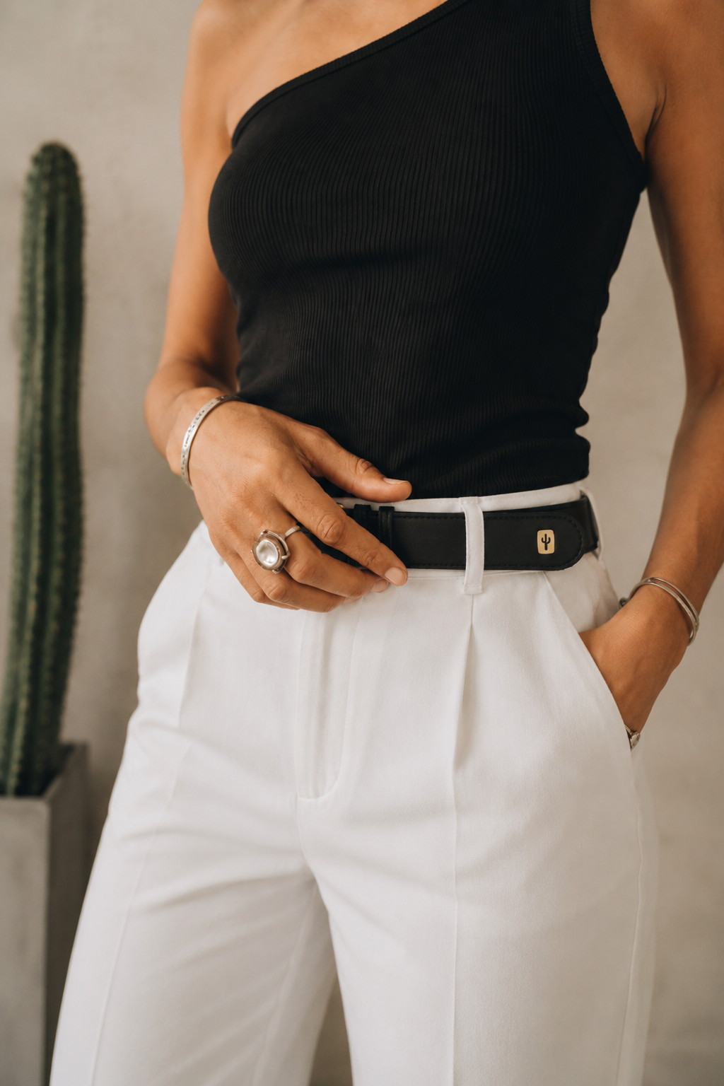 Classic Womens Belt | Cactus Leather