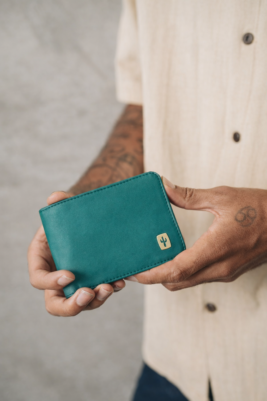 Slim Hendrix | Cactus Leather Teal