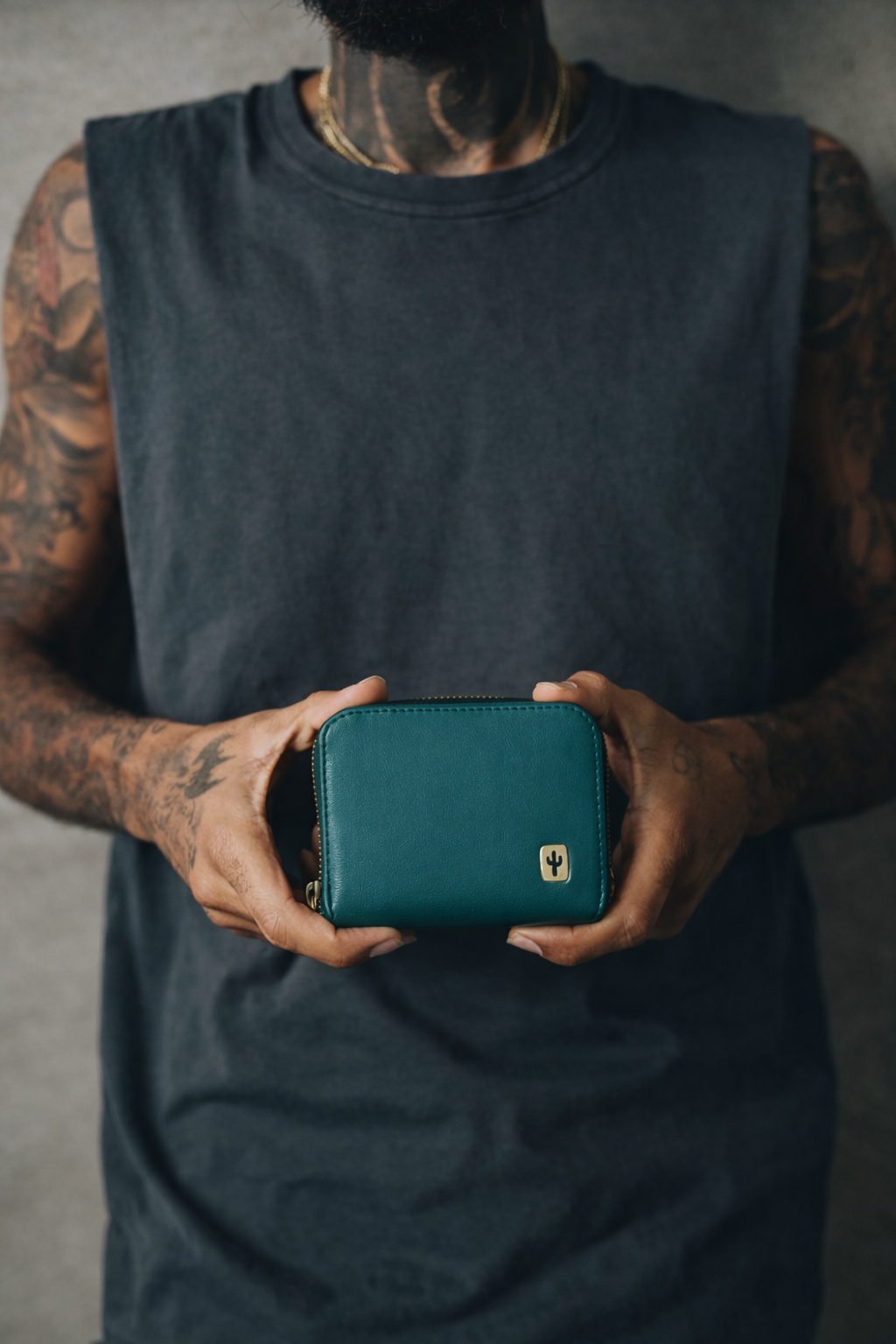 Intention | Cactus Leather Night Teal