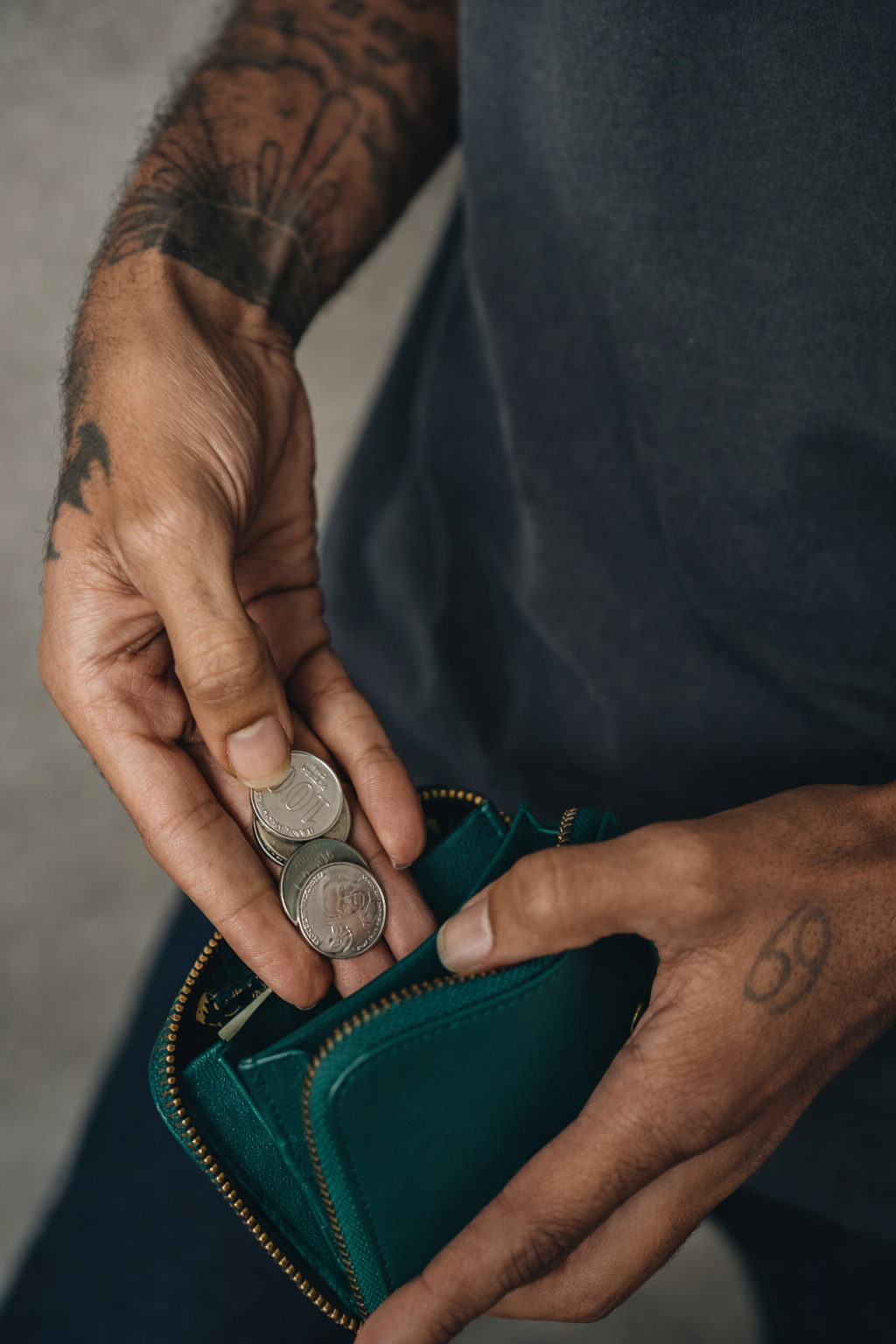 Intention | Cactus Leather Night Teal