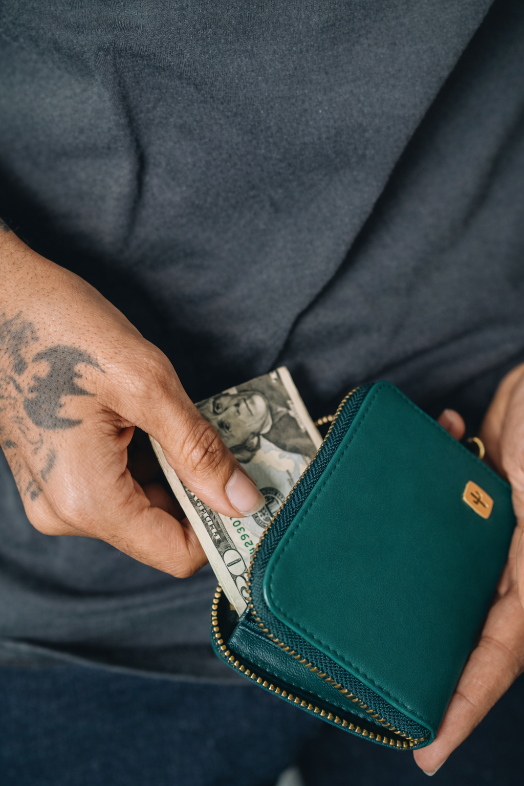 Intention | Cactus Leather Night Teal