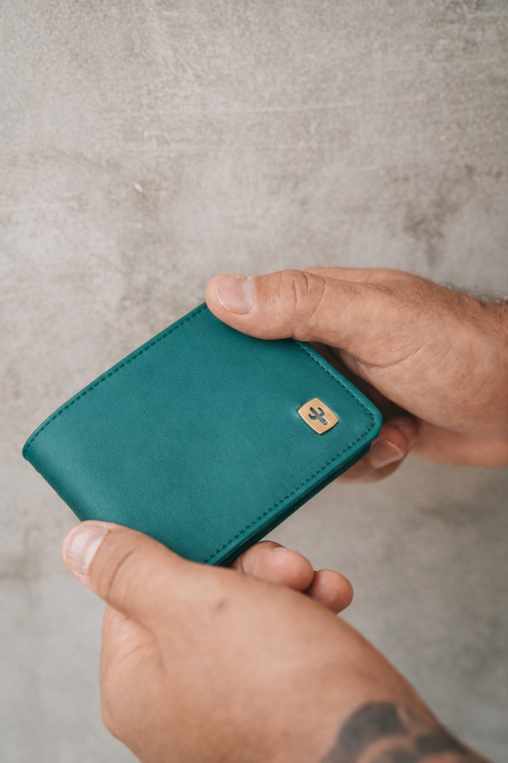Slim Morrison | Cactus Leather Teal