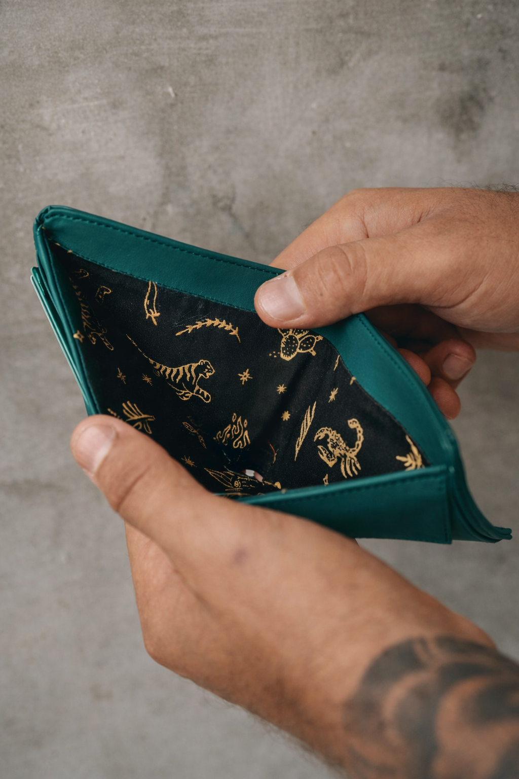 Slim Morrison | Cactus Leather Teal