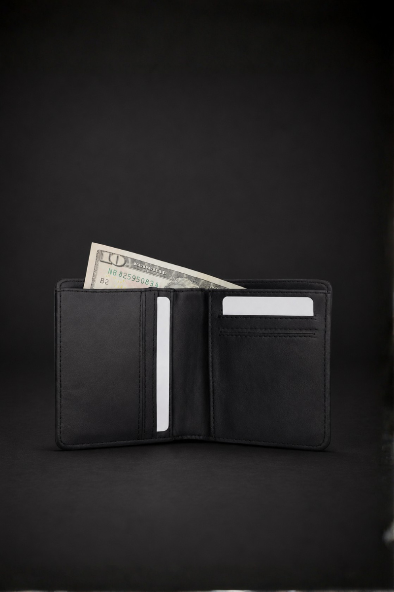 Minimalist Cash Noir | Cactus Leather