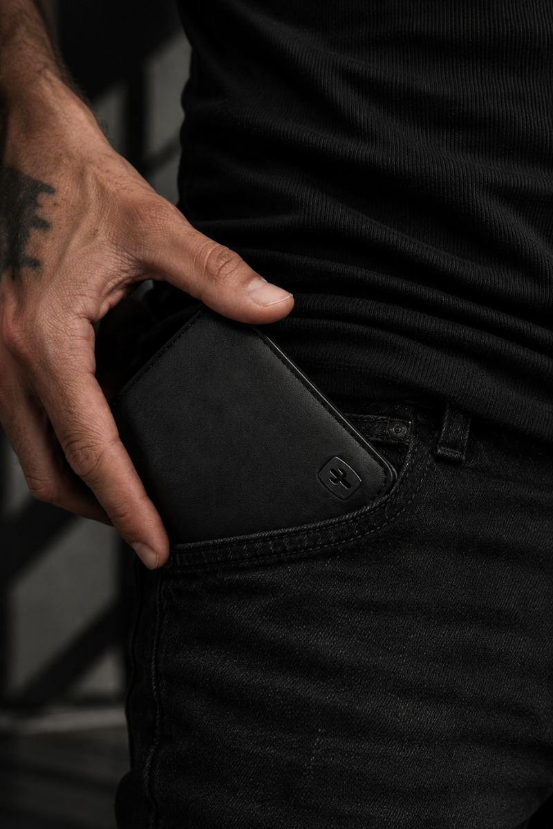 Minimalist Cash Noir | Cactus Leather