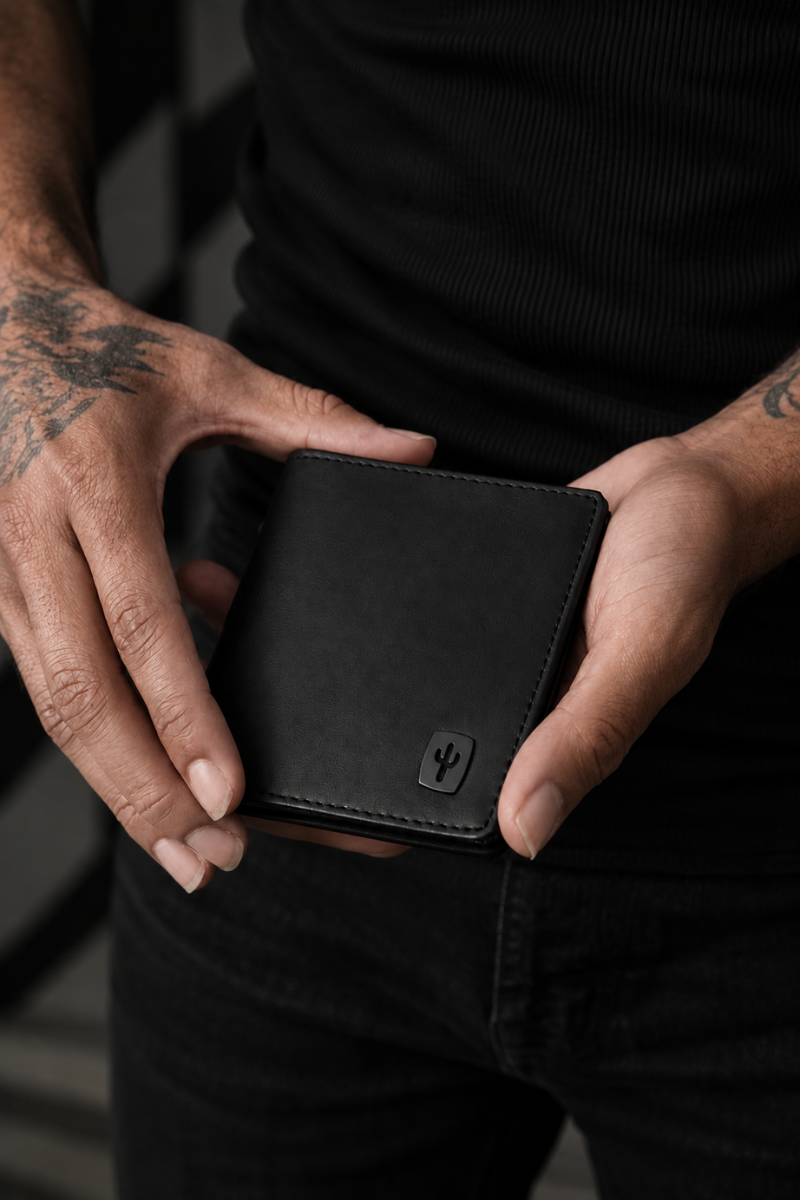 Minimalist Cash Noir | Cactus Leather