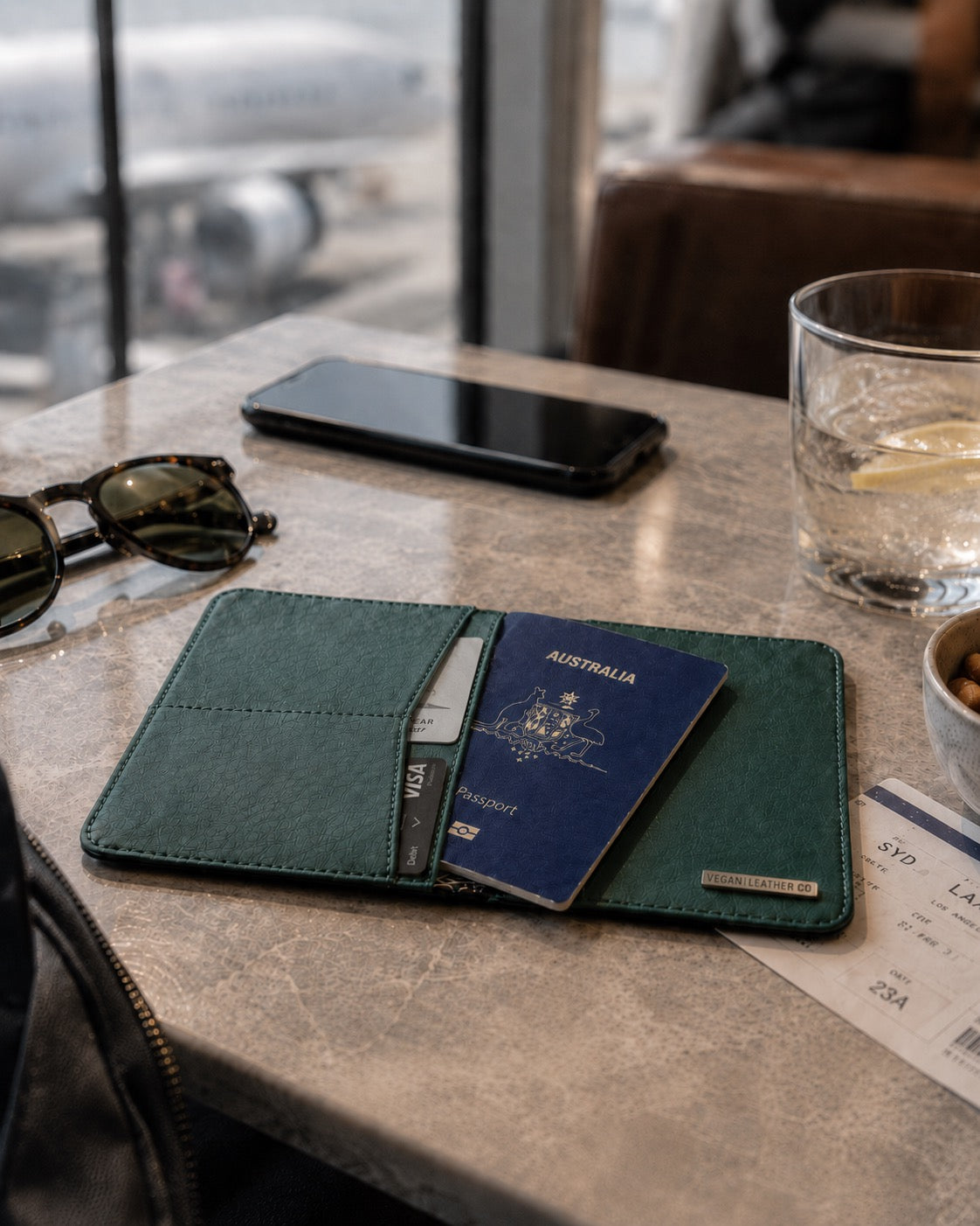 Traveller | Teal Cactus Leather