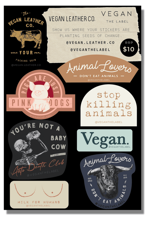 The Ultimate Vegan Sticker Set