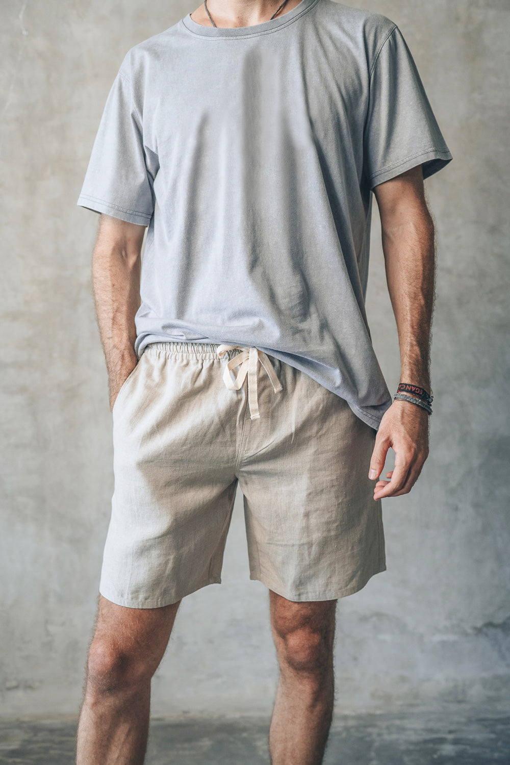 Linen Shorts | Natural