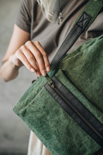 Rebel | Cactus Leather + Canvas Forrest